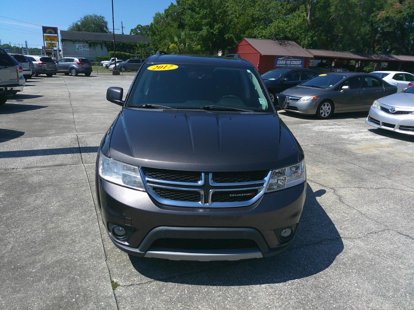 2017 GRAY DODGE JOURNEY SXT (3C4PDCBG6HT) , located at 10405 Abercorn Street, Savannah, GA, 31419, (912) 921-8965, 31.988262, -81.131760 - Photo#0